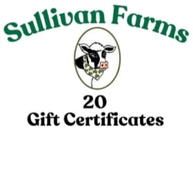 Pack of 20 Sullivan Farms Gift Certificates item