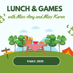Lunch & Games with Miss Amy and Miss Karen! 🍎🎉 item