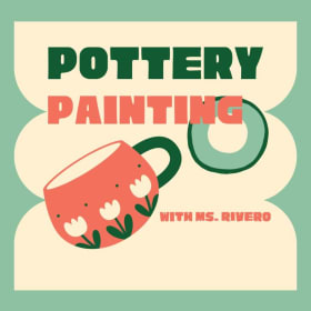 Pottery Painting with Ms. Rivero! 🎨✨ item