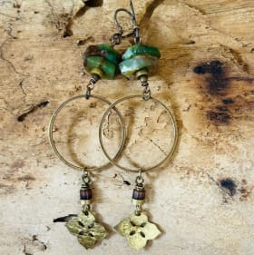 Artist Anastasia Bissonnette Hand-made Earrings item