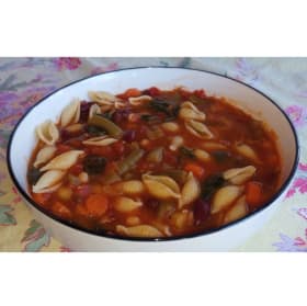 Homemade Minestrone Soup Family Dinner item