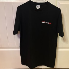 Lot #209 Simple Black T M100! By AHS Band Value $15 item