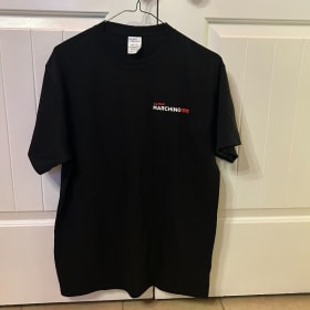 Lot #210 Simple Black T M100 #2! By AHS Band Value $15 item