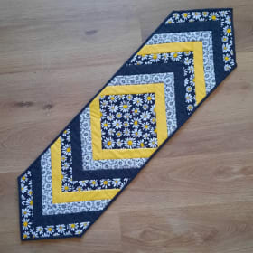 SOLD Quilted Table Runner - Daisies item