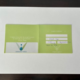 3 mois illimités chez Origine Yoga item