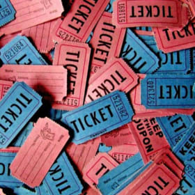 ARMS LENGTH OF RAFFLE TICKETS item