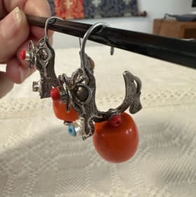 Tibetan Dragon Earrings item