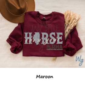Long Sleeve Crewneck - Small - Maroon item
