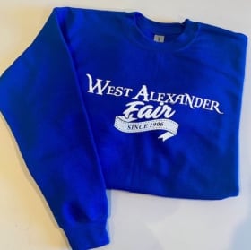 Royal Blue Crewneck Sweatshirt (2XL~5XL) item
