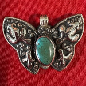 Silver Butterfly Pendant item