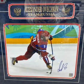Framed, Autographed Photo of Alexander Ovechkin item