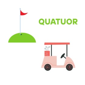 QUATUOR - 4 FORFAITS GOLF ET COCKTAIL DINATOIRE item