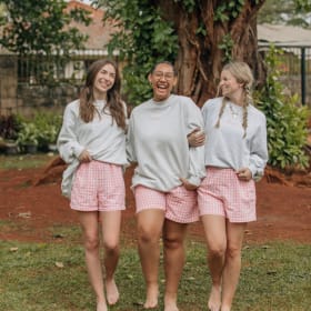 Pink Gingham Shorts item