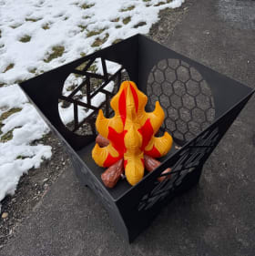 Handcrafted Metal Firepit item
