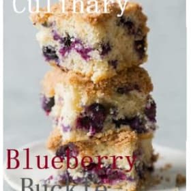Blueberry Buckle Cake - Culinary item