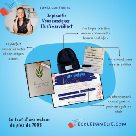 Abonnement annuel avec Madame Amélie & articles cadeaux (#1) item
