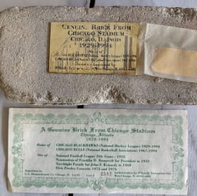 Authentic Brick from the Chicago Stadium item
