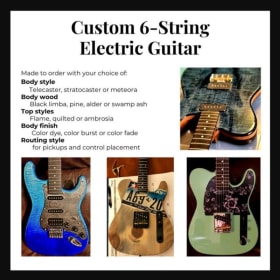 Custom 6 String Electric Guitar item