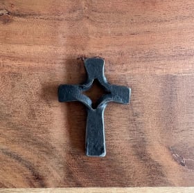 Hand Forged Metal Cross, Small item