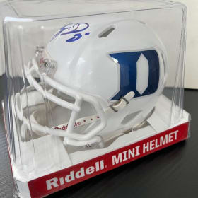 Autographed Duke University Mini-Football Helmet item