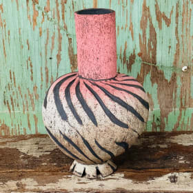 Artist Mark Hendrickson Pink With Stripes Piece 3 item