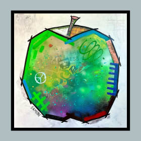 Marc Samson SUPER-HÉROS - 36” X 36” - Acrylique et technique item