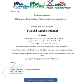 Two All Access Summer Passes - Snow Valley item