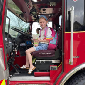 Ride to School in the Fire Engine item