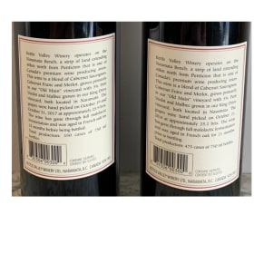 2 bottles of Kettle Valley Winery Old Main Red - $100 value! item