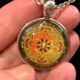 Mandala Pendant Necklace item