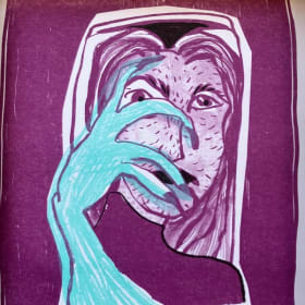Nun - Purple Riso item