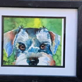 Green Mini-Schnauzer item