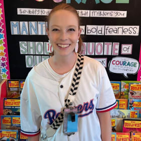 Glow in the dark lunch with Mrs. Stephenson and two friends item