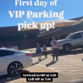 VIP Parking for after school pick up (first nine weeks) item