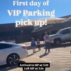 VIP Parking for after school pick up (third nine weeks) item