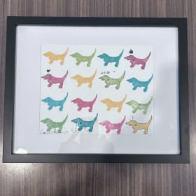 "Moods" 12"x15" framed Print by Marta Gyeviki item