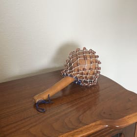 #11 Small Djembe Drum with Maraca Instrument item