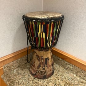 #12 Large Djembe Drum item