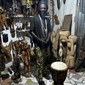 #12 Large Djembe Drum item