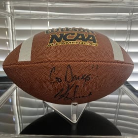 Coach Kirby Smart Autographed Football! item