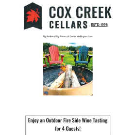 Cox Creek Fire-side Wine Tasting *See Details* item