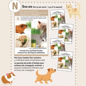 N) Pet Grass Garden Plot item