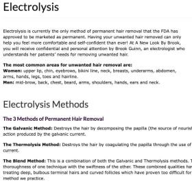 30-Minute Electrolysis Treatment (Hair Removal) Brook Guinn item