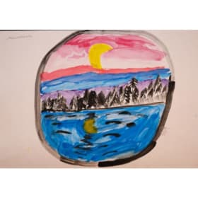 92 Moon out the window. item