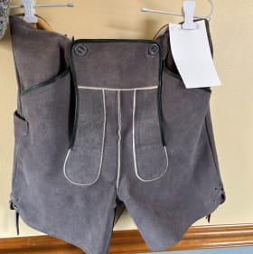 Genuine Bavarian Lederhosen Value $75 item