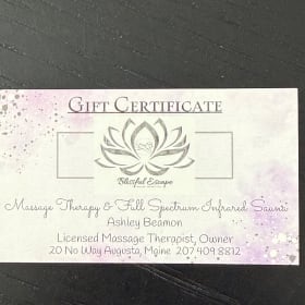 Massage from Blissful Escape Day Spa item