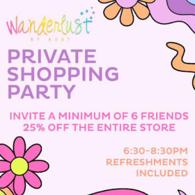 Private Shopping Party at Wanderlust by Abby item