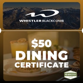Whistler Blackcomb Dining Certificate (Value: $50) item