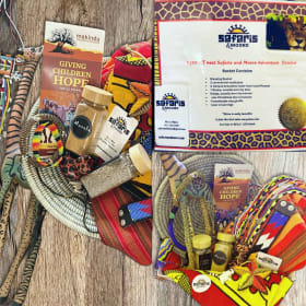 Safaris & Moore gift certificate & basket item