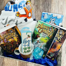 Cozy Up to Read Gift Basket - Blue item